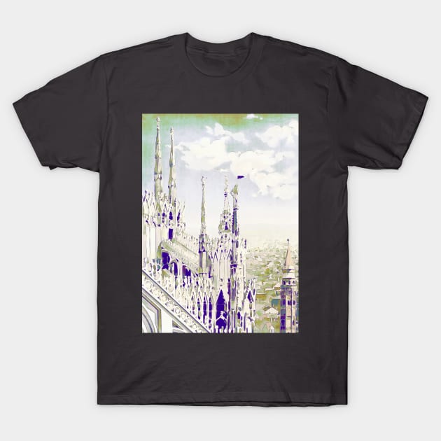 Vintage Travel Milan T-Shirt by Urban_Vintage